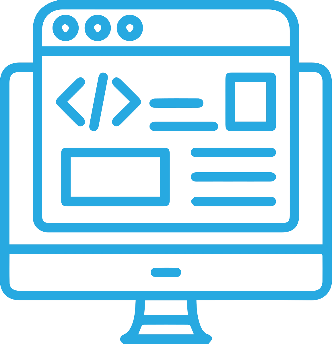Web Application Development Icon